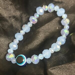 Elegant Blue Beaded Bracelet